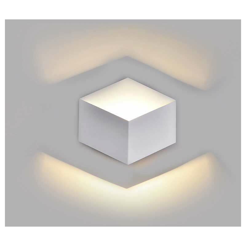 

Aplique LED de pared Serie Geometric Cubic 3W 120° IP20 Blanco Temperatura de color - 4000K Blanco natural