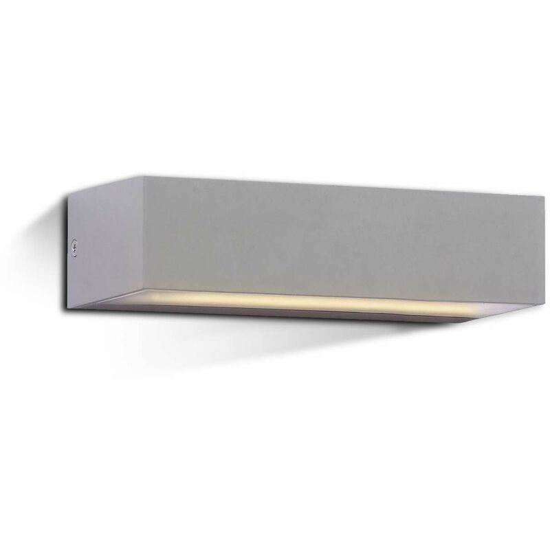 

Aplique LED de pared Serie Geometric Rectangular 9W 90° IP65 Gris Temperatura de color - 4000K Blanco natural