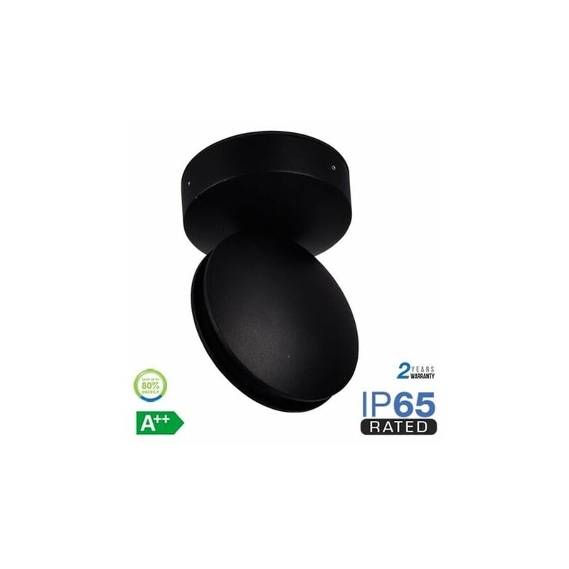 

Aplique LED de pared Serie Special 7W 360° IP65 Negro Temperatura de color - 3000K Blanco cálido