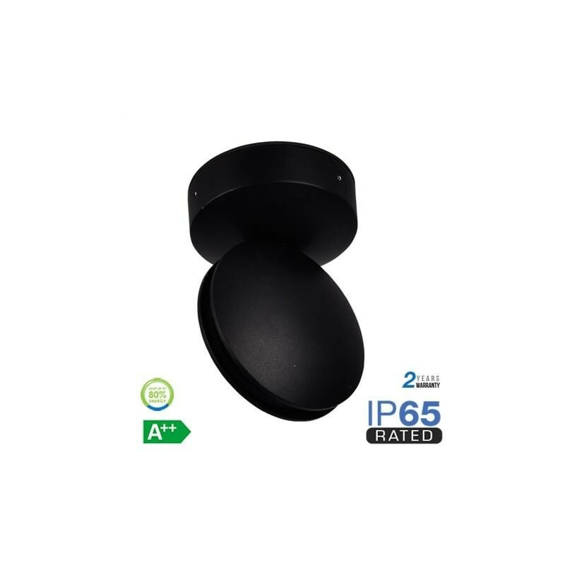

Aplique LED de pared Serie Special 7W 360° IP65 Negro Temperatura de color - 4000K Blanco natural