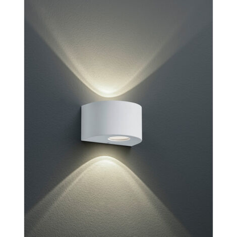 Aplique Led Doble Haz Rosario Blanco Alt. 15 cm IP44 Trio Lighting
