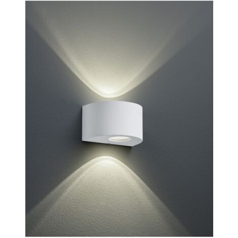 Aplique Led Doble Haz Rosario Blanco Alt. 15 cm IP44 Trio Lighting