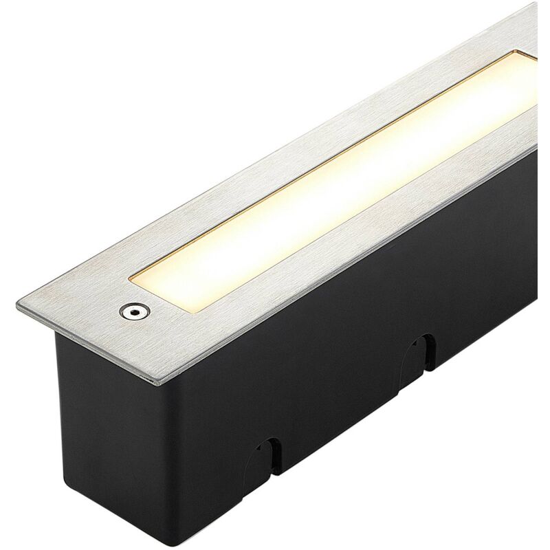 

Aplique LED empotrado Roni acero inoxidable, 27 cm