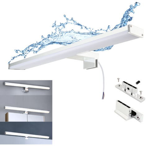 Aplique LED espejo baño 10W 40 cm cromado IP44