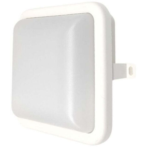 Aplique Led Exterior 8W 3000K / 6500K IP44 Cuadrado Blanco