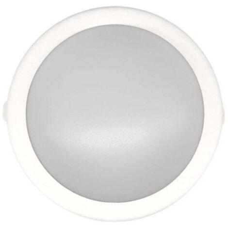 Aplique Led Exterior 8W 3000K/6500K IP44 Redondo Blanco
