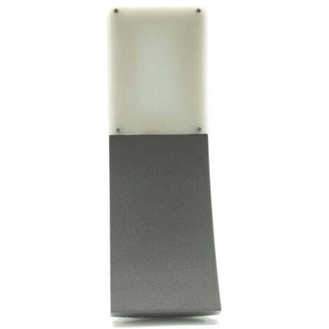 Aplique LED Exterior de Pared Aluminio Gris 6W 3000K IP54