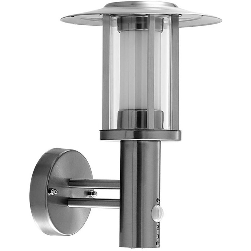 

Lindby - Aplique LED Gregory, acero inoxidable, sensor