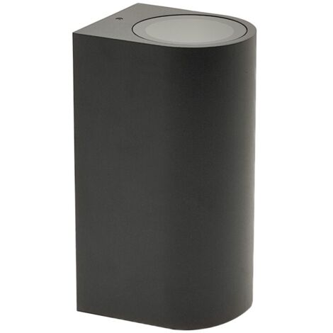 Aplique Led GARLUX R Housing 2xGU10, Negro