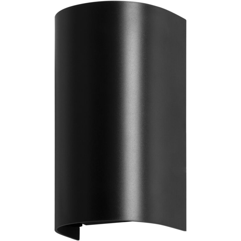 Aplique led Line GU10 16W en color negro, con protección IP65 para exteriores