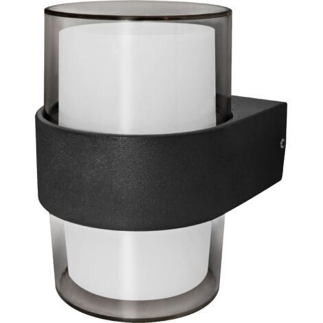 Aplique led luxe exterior IP54 matel redondo 10W 4200K