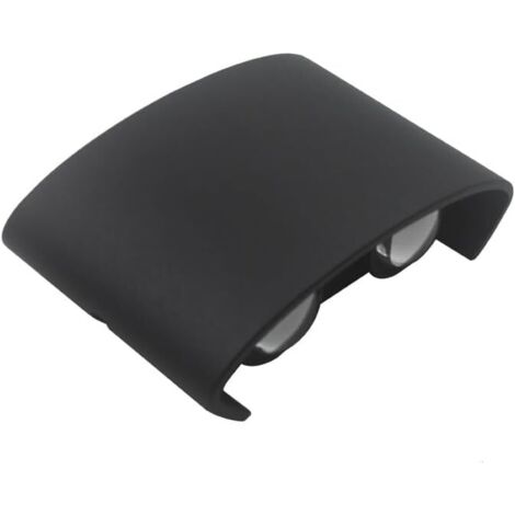 Aplique LED moderno de 4 W para pasarela nórdica, resistente al agua para uso exterior, ideal para mesilla de noche, pasillo, balcón, patio y escalera. Luz blanca cálida de 3000 K.