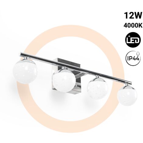 Aplique LED para baño - Esferas - 12W - 4000K