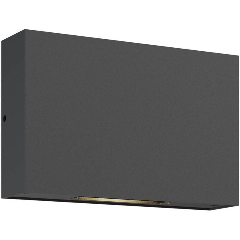 

Aplique LED para exterior Isalie en gris oscuro