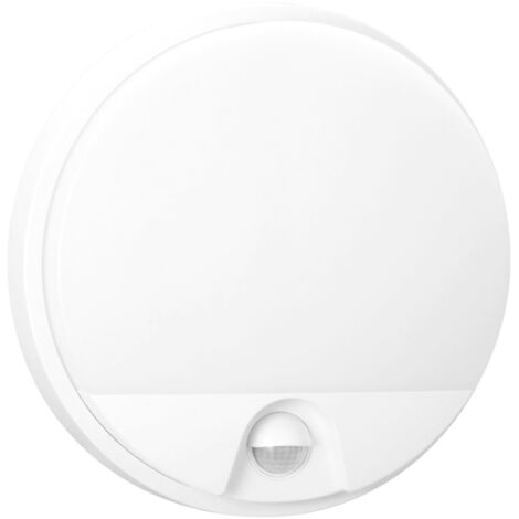 Aplique led redondo matel sensor IP54 16W 6400K