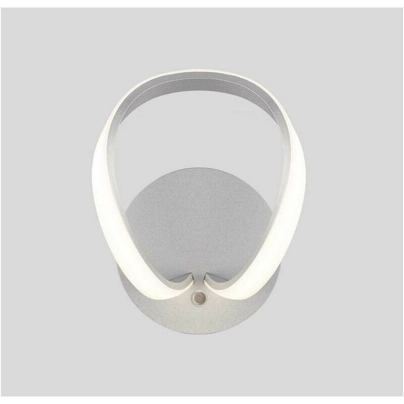 

Aplique moderno KNOT LED dimable en plata-cromo de Mantra