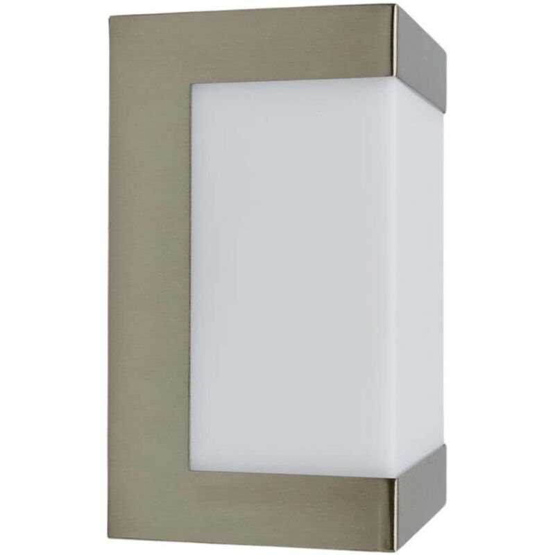 Lindby Lámpara de pared exterior 'Severina' en Gris Acero