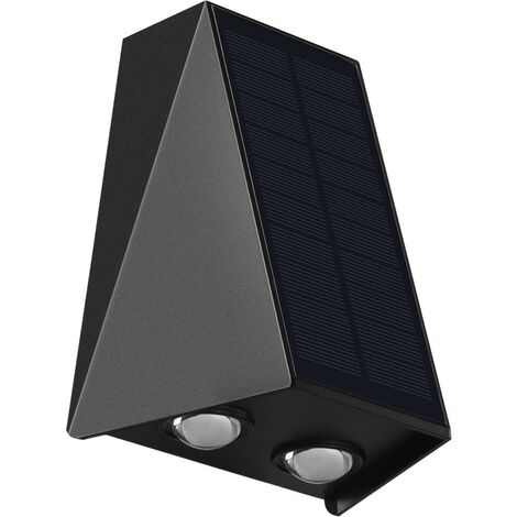 Aplique LED solar con sensor Taner 3000K