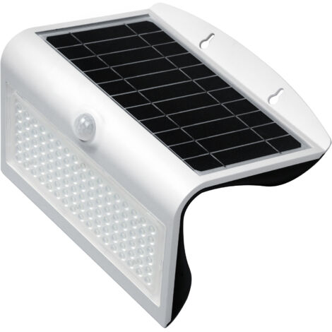 Aplique led solar korpass sensor 8W blanco 6400K