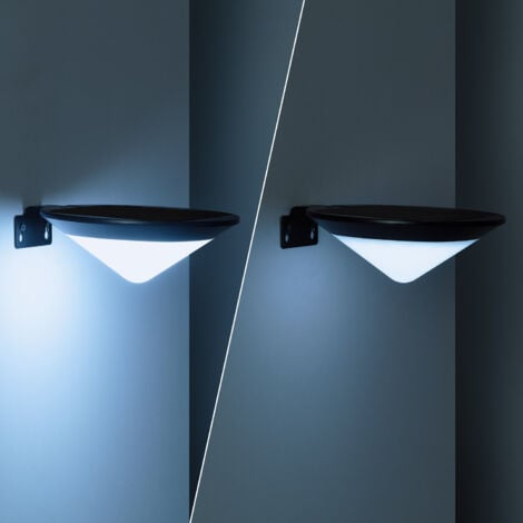 Aplique LED Solar Tucson con Detector de Movimiento Radar IP65 Blanco Frío 5700K - 6200K