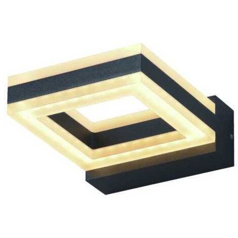 Aplique LED Vigor para exteriores Granada aluminio 12W-730Lm