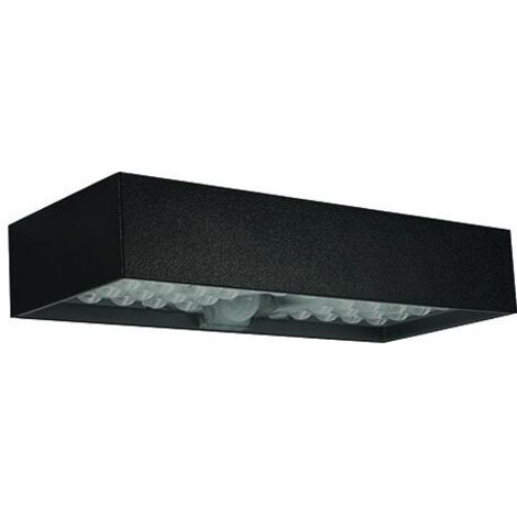 Aplique LED Vigor solar, tebe negro, 6W-800lm