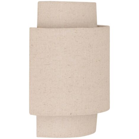 Aplique Nahel en lino beige 20x13cm - Atmosphera créateur d'intérieur