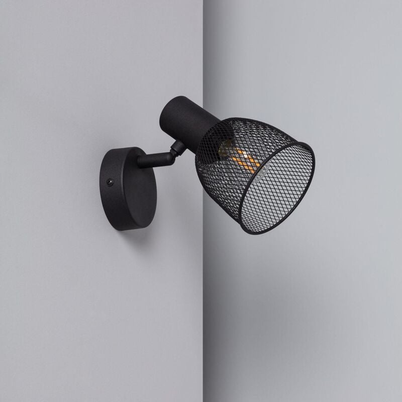 

Lámpara Orientable de Metal Grid 1 Foco Negro - Negro