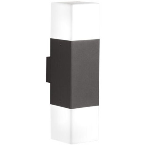 Aplique para Exterior Doble Luz Led Hudson Antracita Trio Lighting