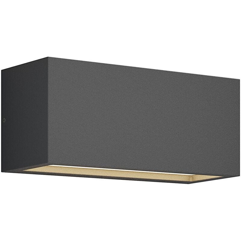 

Aplique para exteriores Bente rectangular, grafito