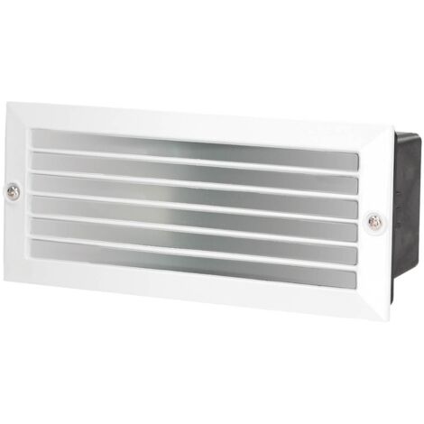Aplique pared Befale con rejilla E27 Blanco