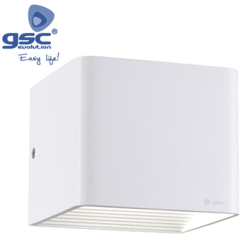 Aplique pared Cube 3W 3000K Blanco mate