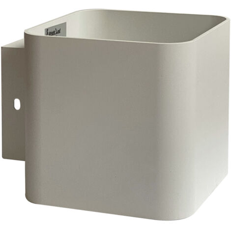 APLIQUE PARED LED IP20 G9 4W 3000K  230V  CUADRADO BLANCO