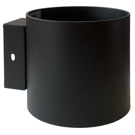 APLIQUE PARED LED IP20 G9 4W 3000K  230V REDONDO NEGRO