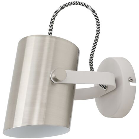 APLIQUE PARED PLATA E27