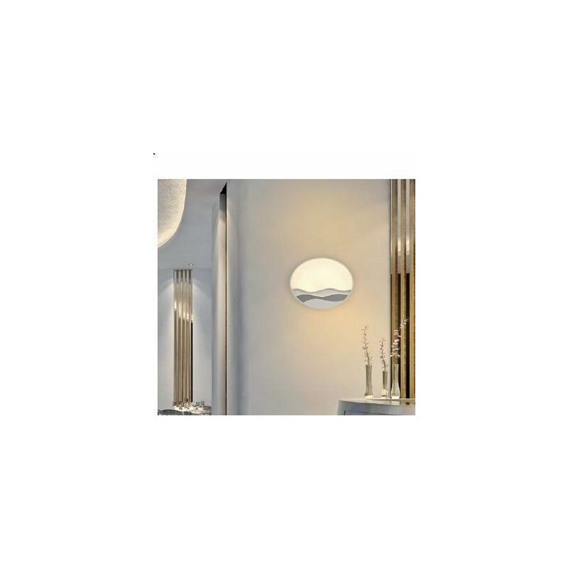 

Mantra - Aplique pared redondo blanco Mar Led 24w