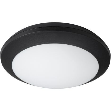 Aplique PIRO Large IP66 GX53 LED T2 15W 1780lm/1940lm CRI80 2700K/4000K Negro