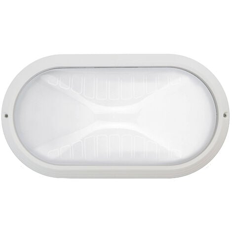 NOVOLUX Aplique PLAFF Oval Medium IP65 E27 42W Blanco