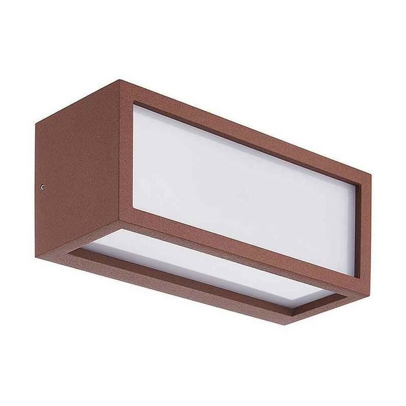 

Aplique rectangular UTAH para exterior, acabado corten Mantra
