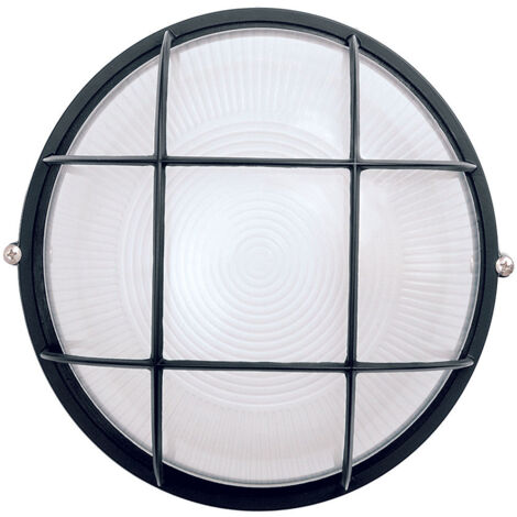 APLIQUE REDONDO LUBECK NEGRO LUXFORM