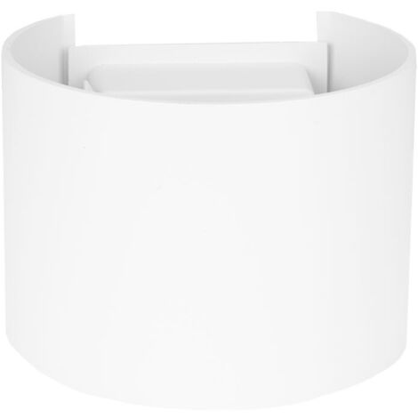 Aplique salas ip65 2x3w led 500lm 4000k l.14xan.12xal.10cm blanco