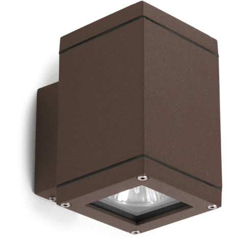 Aplique SETH Medium Square IP65 LED SMD AC 4W 500lm CRI80 3000K Marrón óxido