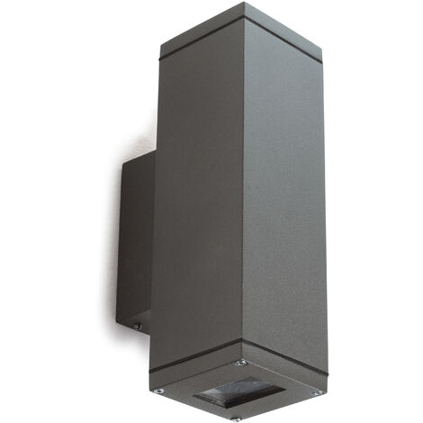 Aplique SETH Square IP65 LED SMD AC 2x8.70W 1120lm CRI80 4000K up-down Marron rouille
