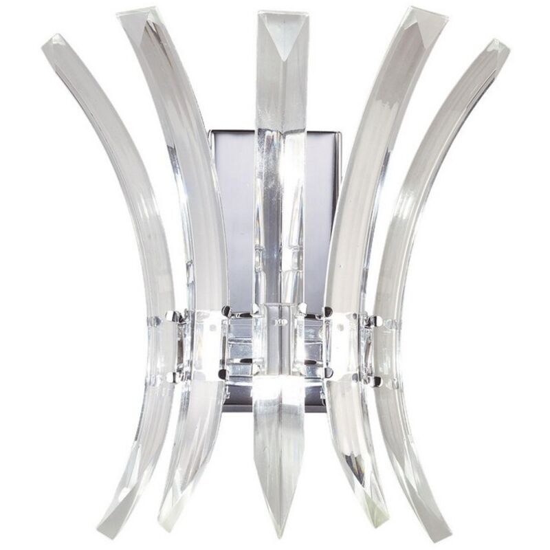 Inspired Diyas - Sinclair - Lámpara de pared 2 luz cromo pulido