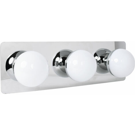 Aplique SIRLA 3x5W LED 1650lm 4000K IP44 L.10xAn.5xAl.10cm cromo
