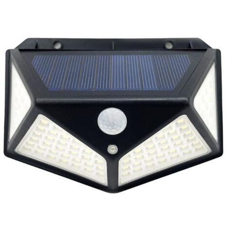 APLIQUE SOLAR 6000K KIRA NEGRO 450LM