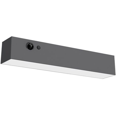 Aplique solar iros 1000lm 4000k 5.2w antracita aplique solar