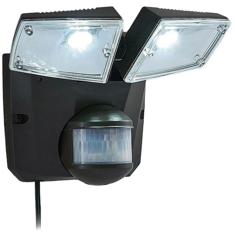 

Aplique solar LED Ignaz, 2 focos, gris oscuro