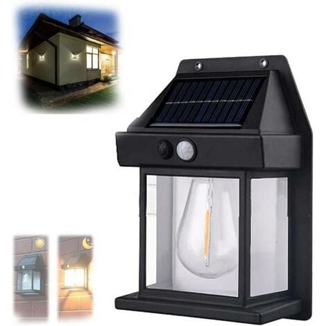 Aplique LED SOLAR PEEL, 20W, negro, Blanco frío - Iluminación exterior LED  - Apliques led exterior - LEDTHINK
