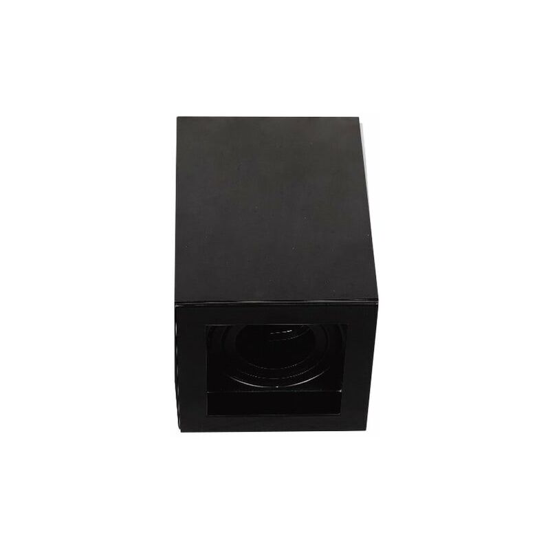 

V-tac - Aplique superficie para bombilla Led GU10 elegant design cuadrado negro